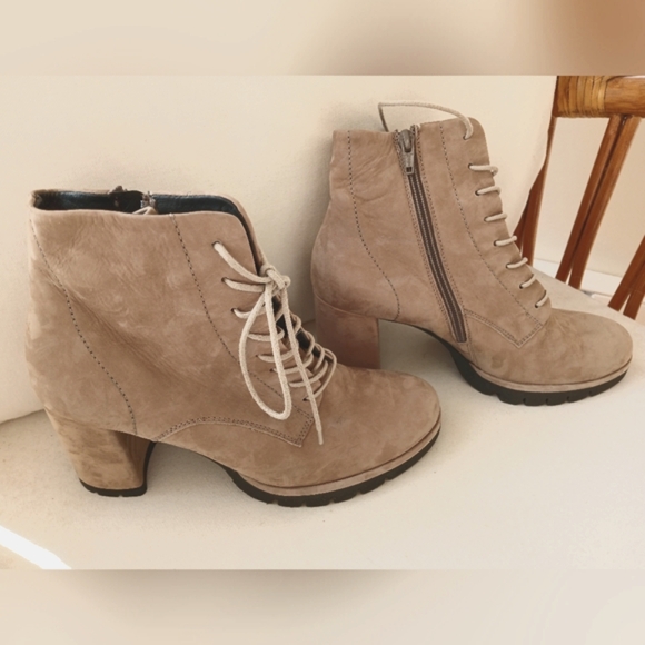 Nwot. Paul Green Erin Combat Boot in alpaca nubuck.  New. - Picture 6 of 10